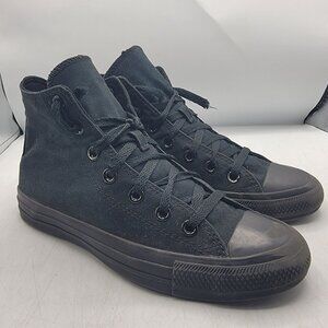 Converse All Stars Womens 8 Triple Black Sneaker Shoes High Tops Casual Walking